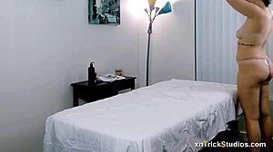 Alisha Adams Gets Oiled Up for Hardcore Massage with Doggy Creampie