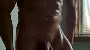 Flashing naked body to voyeur neighbors outdoors