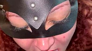 redhead swallows cum twice quickly