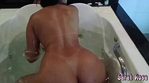 i can't stop staring at sarah rosa's big tits and ass getting interracial orgasm