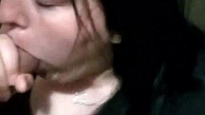 Homemade BBW Wife Performs Deepthroat Blowjob!