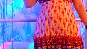 Hotwife Steffi Orange Wraps Pussy In Dance