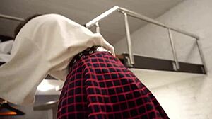 Cleaning ended with a blowjob - darcy dark pt 2