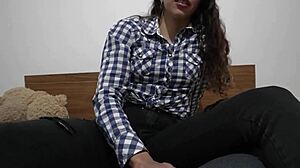 Hot wife swallows load after deepthroat and blowjob