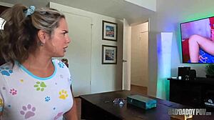 Baddaddypov - busty pawg stepdaughter misty meaner has been a bad girl!