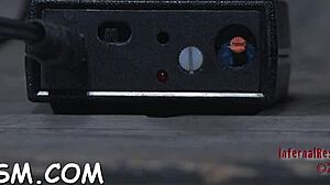 Blonde Beauty in Bondage with Toys