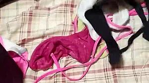 Gay Friends Share Panties At Home