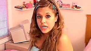 Topanga's solo tease turns hardcore with shaved pussy play.