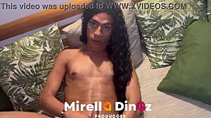 emanuelah shows off her big ass in solo masturbation