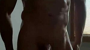 Flashing naked body to voyeur neighbors outdoors