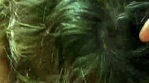 French Slave Undressed Outdoors for BDSM Blowjob on May 18, 2020