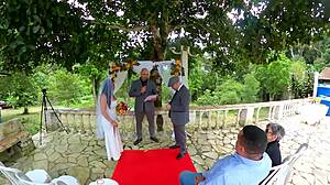 Morena Natzinha marries Mr Matusalem for his enormous cock