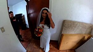 Morena Natzinha marries Mr Matusalem for his enormous cock