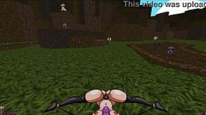 Is the futanari heroine fucking all monster girls in this hentai?