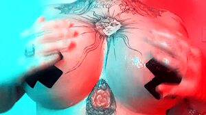 Beautiful Woman Sucks Cock Deep, Masturbates With Big Boobs, And Sex Machine Fucks Her Tight Anal Holes