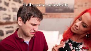 Tattooed Blonde And Redhead Get Ass Nailed