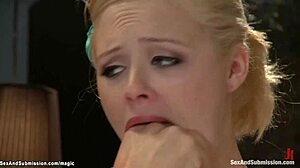 Huge Tits Blonde Gets Whipped And Banged Hard In Intense Group Session