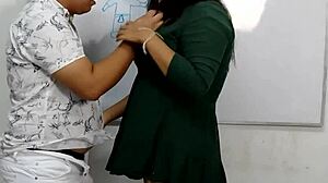 teacher swallows semen after teaching anatomy with sex and big tits