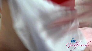 Amateur nurse Britt Blair gets pussy licked, sucks cock, and fucked in ass POV