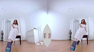 Virtual taboo big boobs kitana kneeling and playing with her dildo