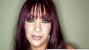 Kortney Kane on White Couch for Lesbian Oral Action