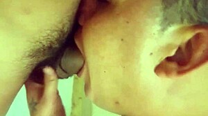 Big cock blowjob leads to gay orgasm