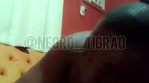 A young twink approaches a bear for an intense blowjob in this gay orgy scene