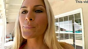 Kaycee Brooks Delivers Sexy POV Blowjob on Big Cock Ending in Facial