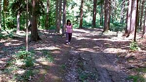 sex action in the public park-valentina