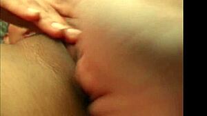 I touch Melissa's tits and pussy as voyeur