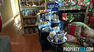 propertysex sends home buyer as christmas gift for cowgirl and doggystyle 😏