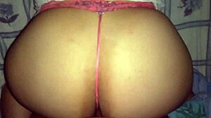 A sexy latina poses in her thong, ready for some fun