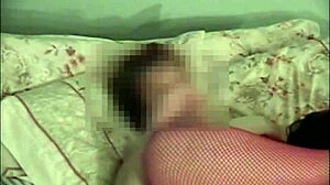 eaten out in red fishnet pantyhose, bbw orgasm coming 😩