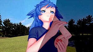 3d hentai girl with huge tits and ass gets creampie 😍