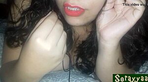 Chubby indian bbw enjoys homemade asmr session