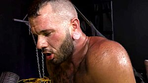 Slutty sub passionately flip fucks and breeds her sweaty hairy assed master.