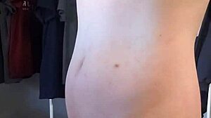 gay boy tries on new underwear seductively