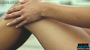 Petite blonde toni maria strips for playboy