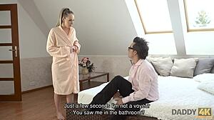 Daddy4k Hottie Teases Old Man With Blowjob Before Drilling