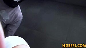 Teens eat pussy and fuck at college party?