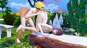 Naruto Arranged Lustful Hinata Hard Anal Sex With Deep Throat In Sims 4 Hentai SFM