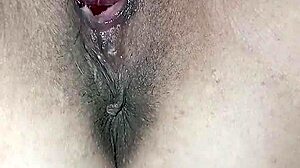 Very horny girl uses dildo 😈