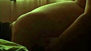 Femdom dominates husband in bathroom with ass licking