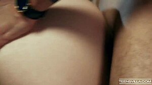 freya parker and oliver davis continue pov blowjob with petite teen amateurs