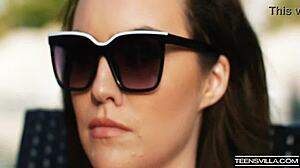 freya parker and oliver davis continue pov blowjob with petite teen amateurs