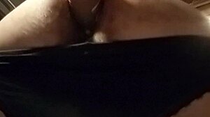 sissy gets her ass fucked by a homemade machine in amateur anal action