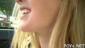 Breathtaking nymph gives wild oral in open air. Can't believe it!