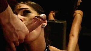 Boss foot domination and cute teen big tits two youthfull sluts