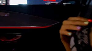 Risky Quickie Blowjob in Supermarket Parking Lot