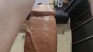 Riding My Huge Mr. Hankey's Dildos with Wild Intensity